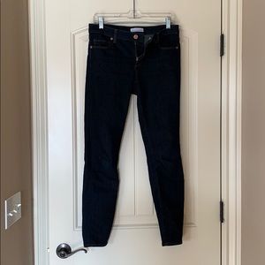 Loft Modern Skinny Dark Rinse Jeans Size 4